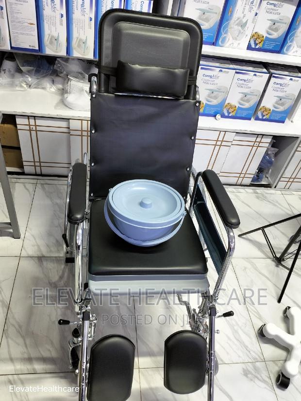 Wheelchair With Commode Seat - main view