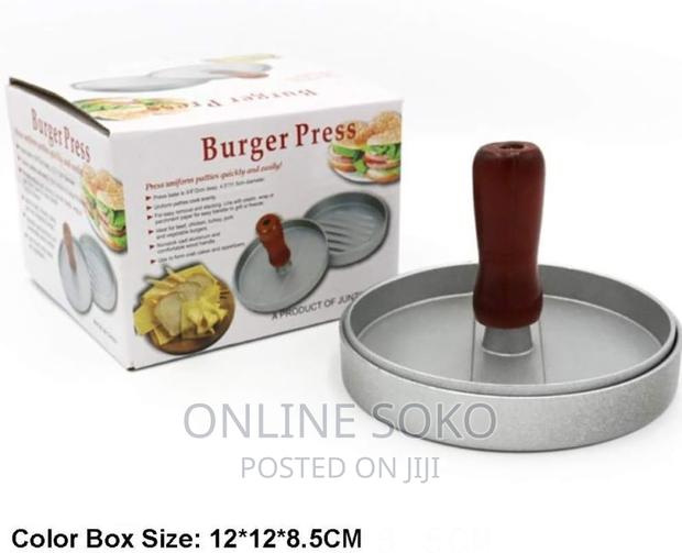Non Stick Grill BBQ Burger Press Hamburger Patty Mould Maker - thumbnail 2