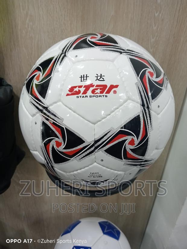 STAR Soccer Ball / Premium Quality Leather/ FIFA Approved
