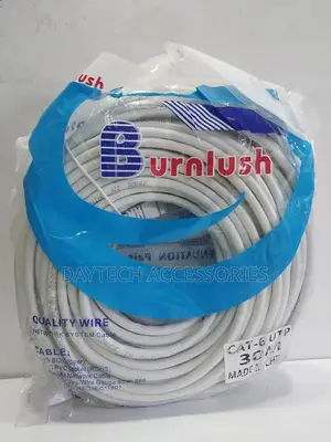 White 30m Cat6 Ethernet Cable – Patch Cable Rj45 Utp