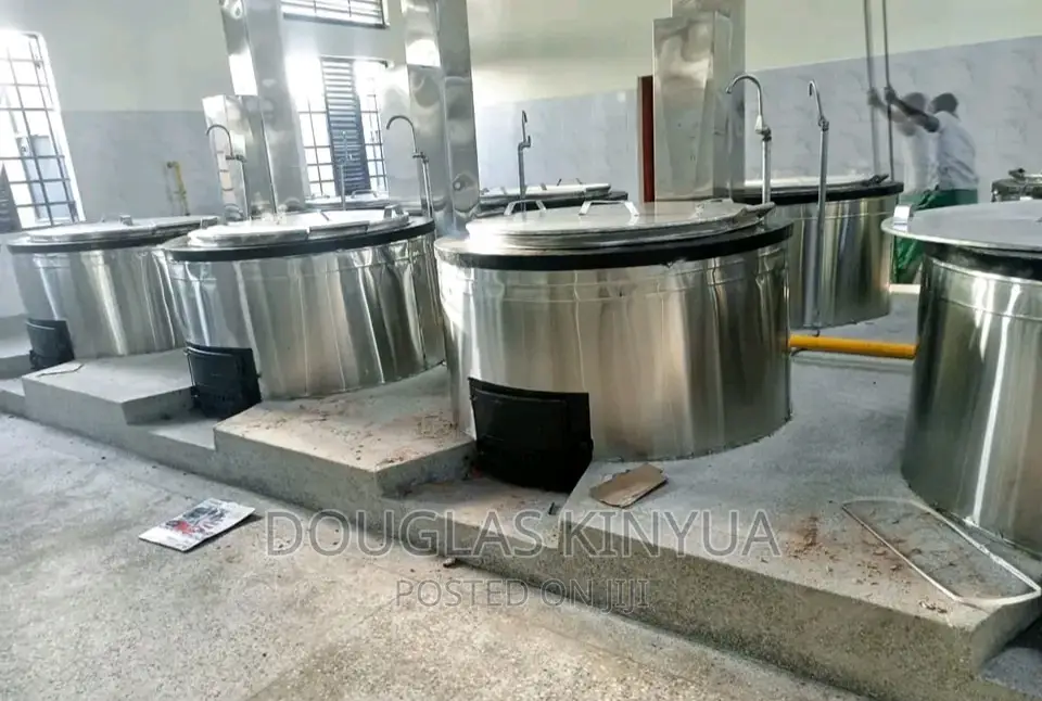 200ltrs School Energy Saving Jiko Stainless Steel: