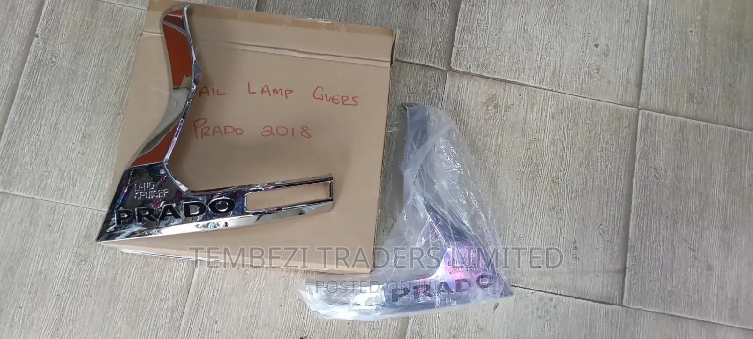 Chrome Kit Tail Lights Covers Prado Fj 150 2018 Model