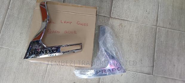 Chrome Kit Tail Lights Covers Prado Fj 150 2018 Model