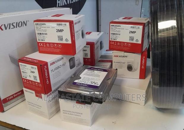 Hikvision 4 Channel 1080P Full HD 2MP CCTV Cameras Complete