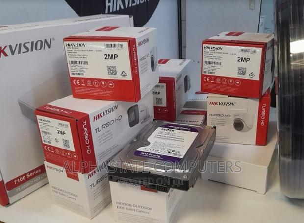 Hikvision 4 Channel 1080P Full HD 2MP CCTV Cameras Complete