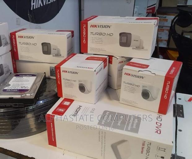 Hikvision 4 Set Full HD 1080P CCTV Cameras System Package - main view