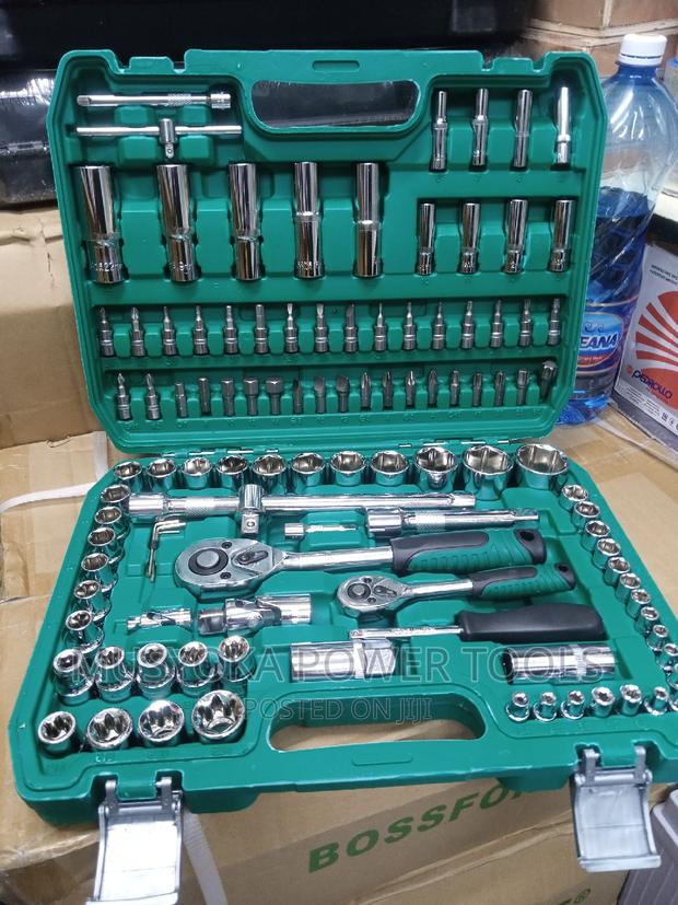 108pcs 1/2"-1/4" Dr Socket Wrench Set - Chrome-Vanadium