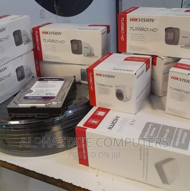 Hikvision 4 Channel 1080P CCTV Complete Installation Kit HD - main view