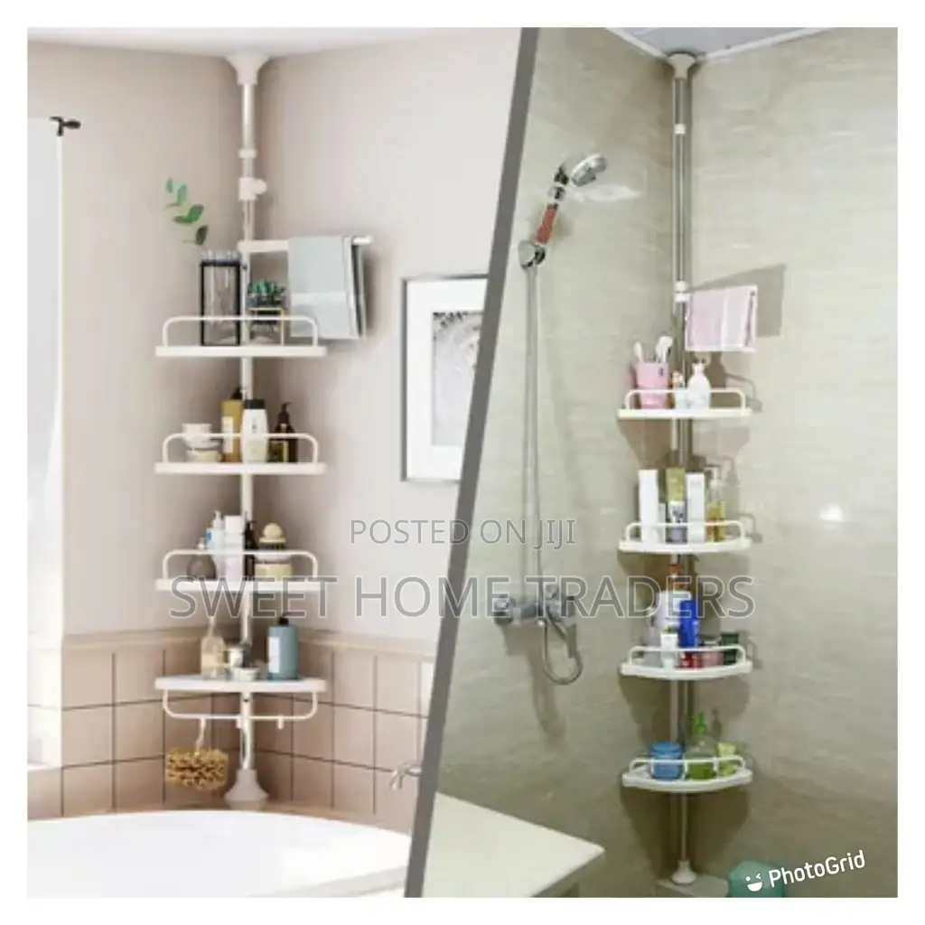 Bathroom Corner Stand Shelf Shower Caddy
