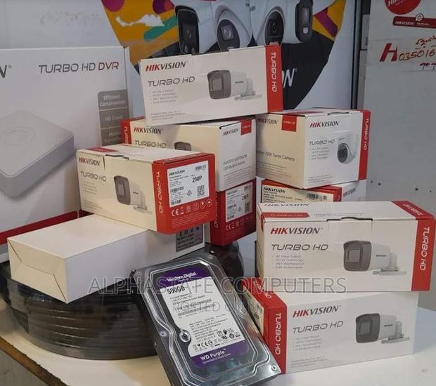 Complete Kit 4 Channel Hikvision CCTV Camera Set Package - main view