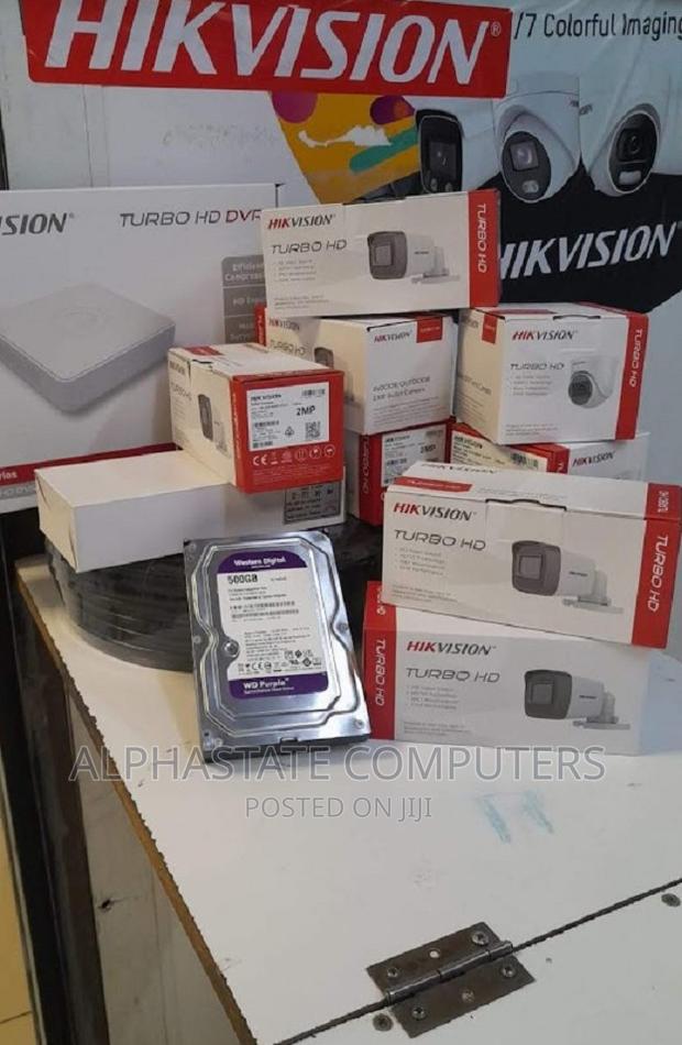 4 Channel CCTV Complete Kit-Hikvision 1080P Four Cameras KIT - main view