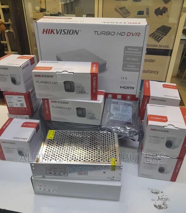 Hikvision Full Kit 4 CCTV Cameras Complete System Package.