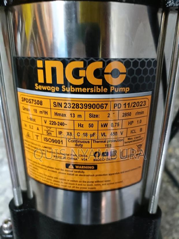 Sewage Submersible Pump - main view