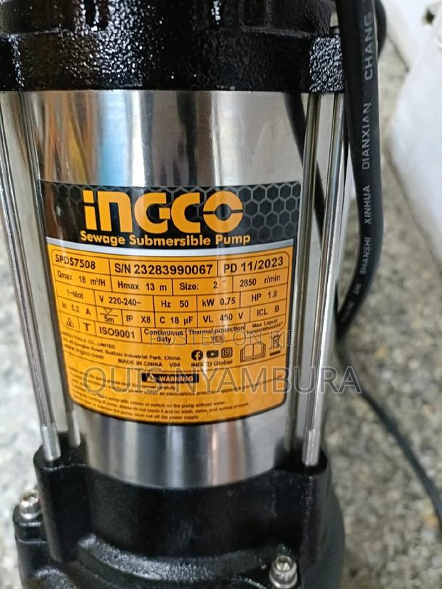 Submersible Sewage Pump 1hp - thumbnail 3