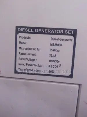 Maybach 25kva Three Phase Water Cool Diesel Silent Generator