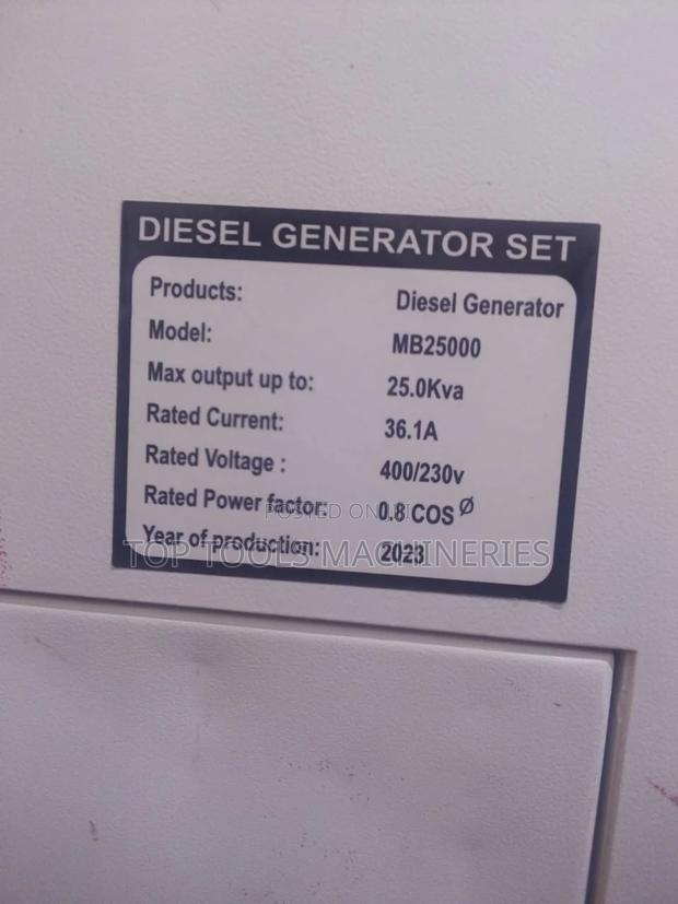 Maybach 25kva Three Phase Water Cool Diesel Silent Generator - thumbnail 3