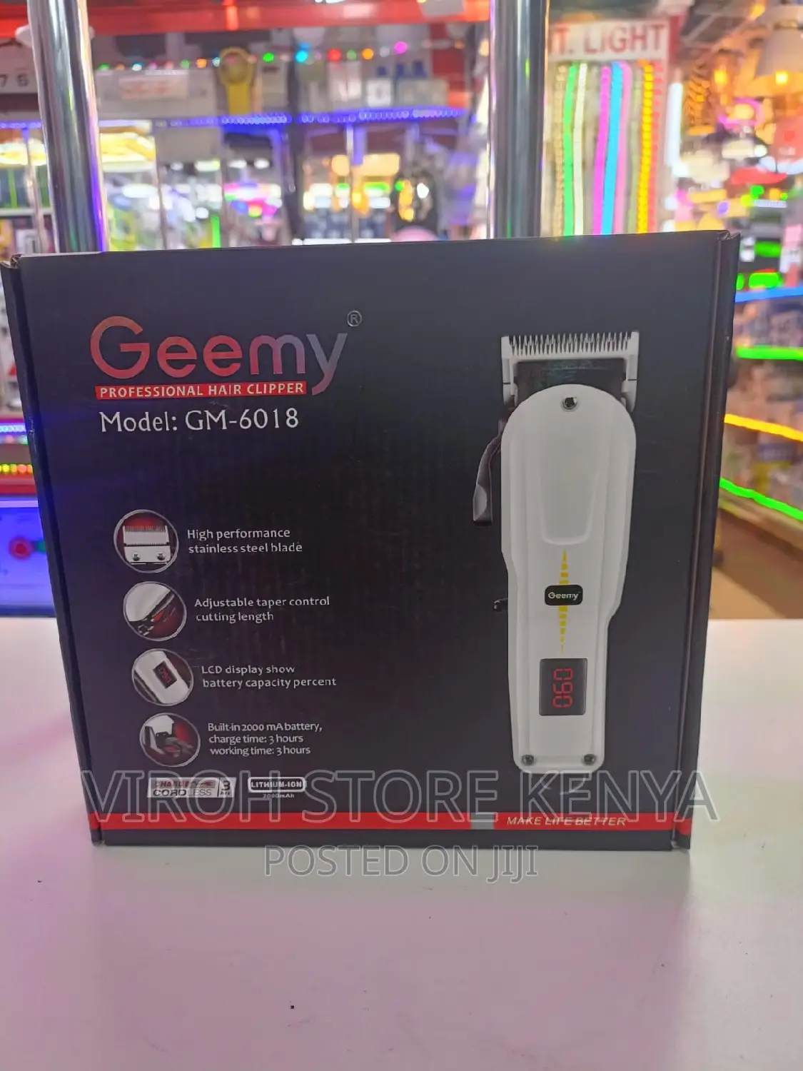 OFFER Geemy Rechargeable Shaver Cordless Hair Clipper