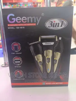 Geemy Nose Trimmer/Shaver/Clippers 3 in 1