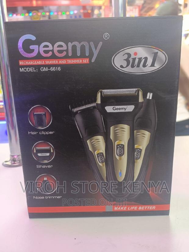 Geemy Nose Trimmer/Shaver/Clippers 3 in 1