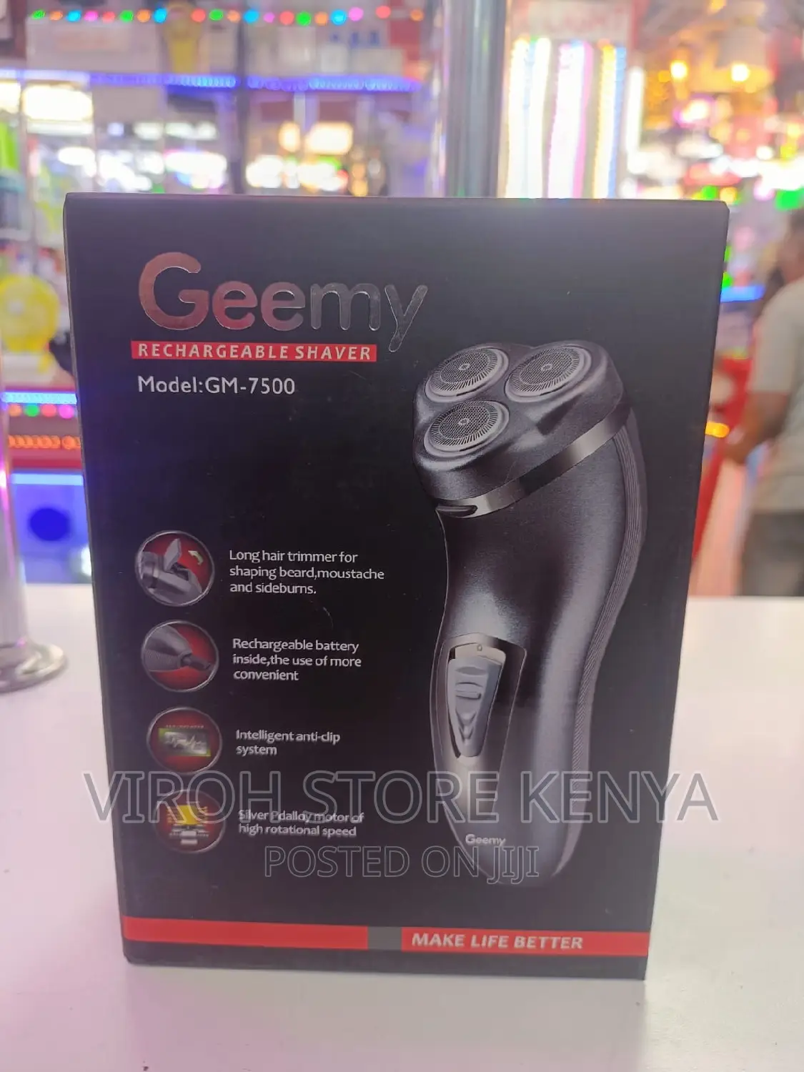 Geemy Smoother Rechargeable Shaver GM-7500 Smoother
