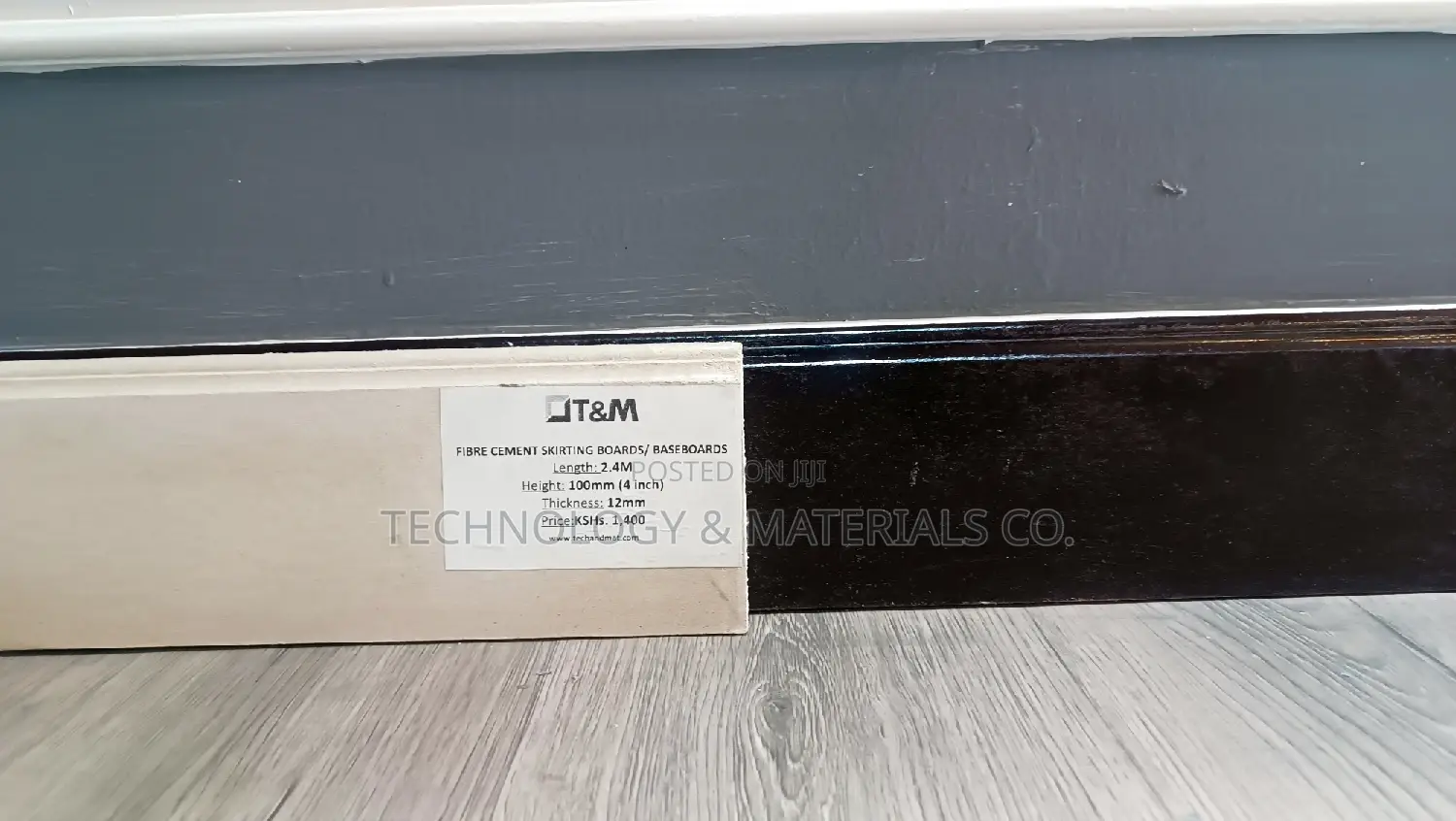 Fibre Cement Skirting Boards(2.4M Long*10cm High)