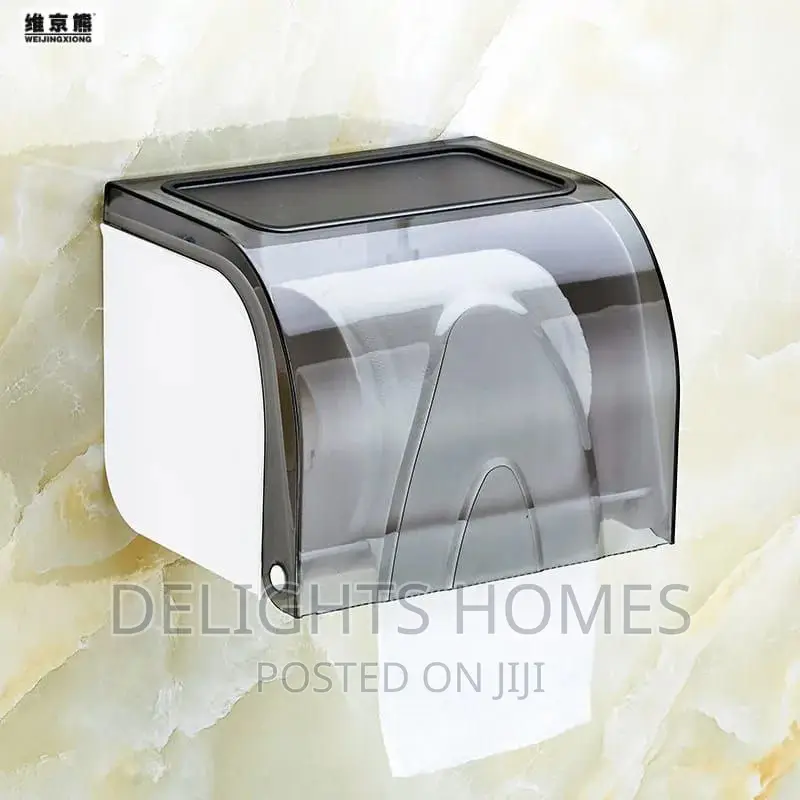 *Wall Mounted Tissue Box Transparent Tissue Holder