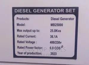 Maybach 25kva Three Phase Water Cool Diesel Silent Generator