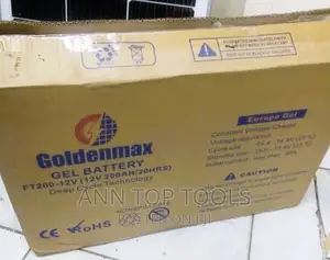 Original Goldenmax 200ah 12V Gel Slim Battery