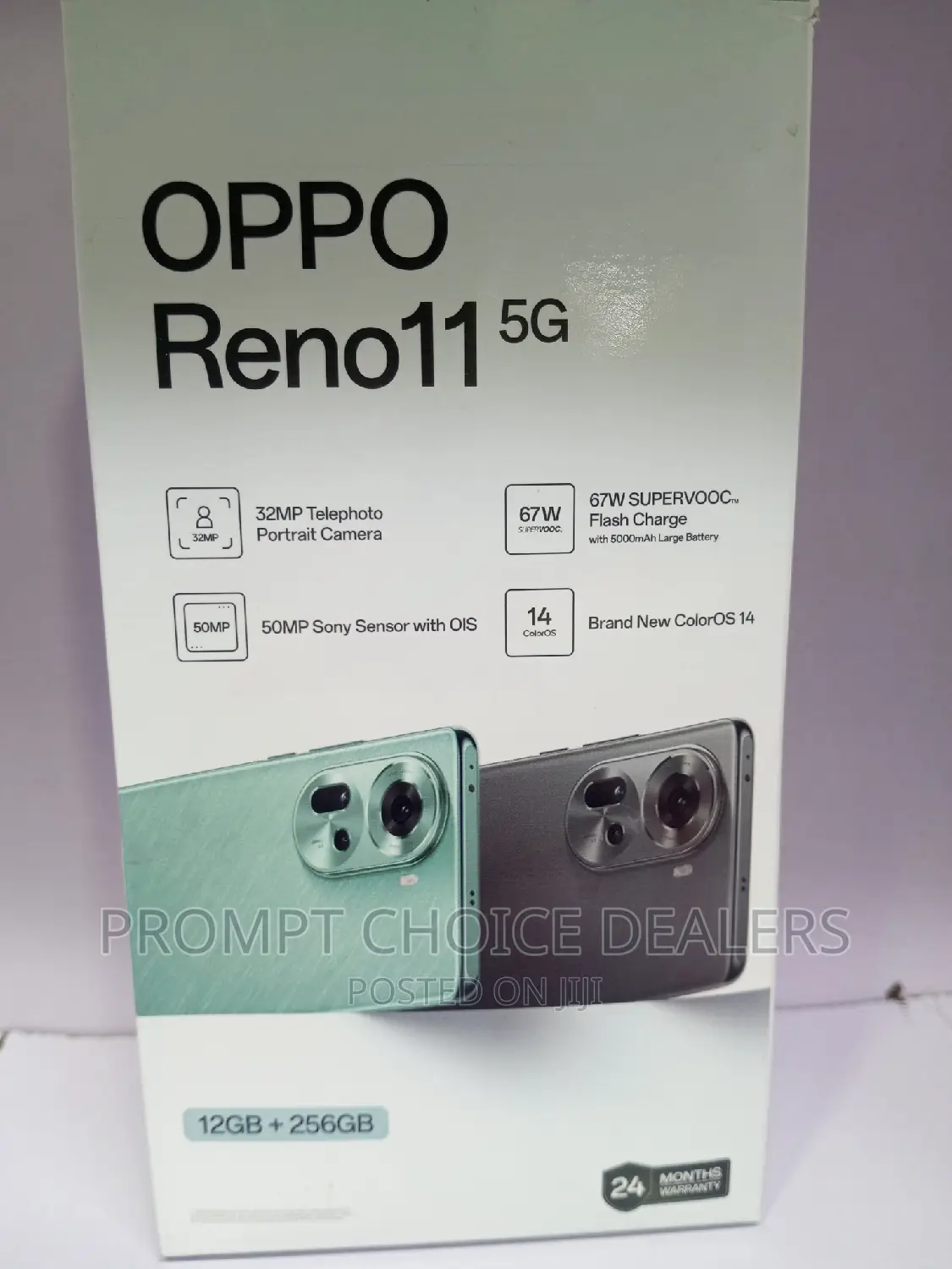 New Oppo Reno11 5G 256 GB Gray