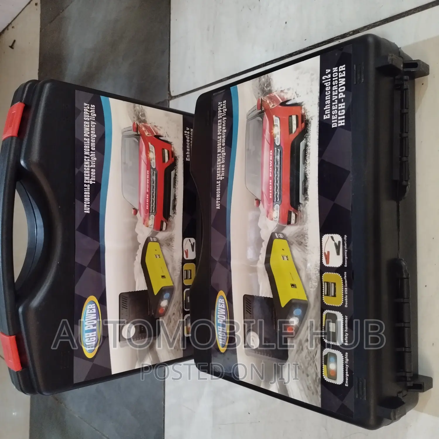 Portable Jumpstarter Kit With Tyre Inflator Compressor