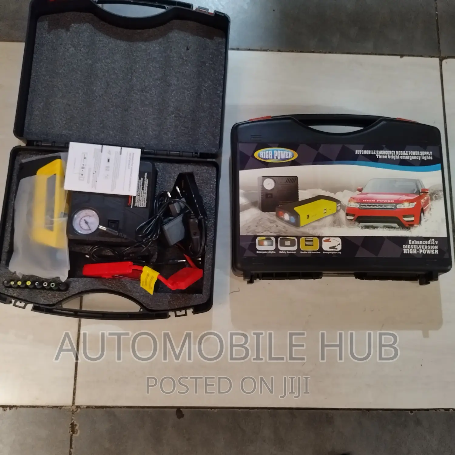 Portable Jumpstarter Kit Air Compressor