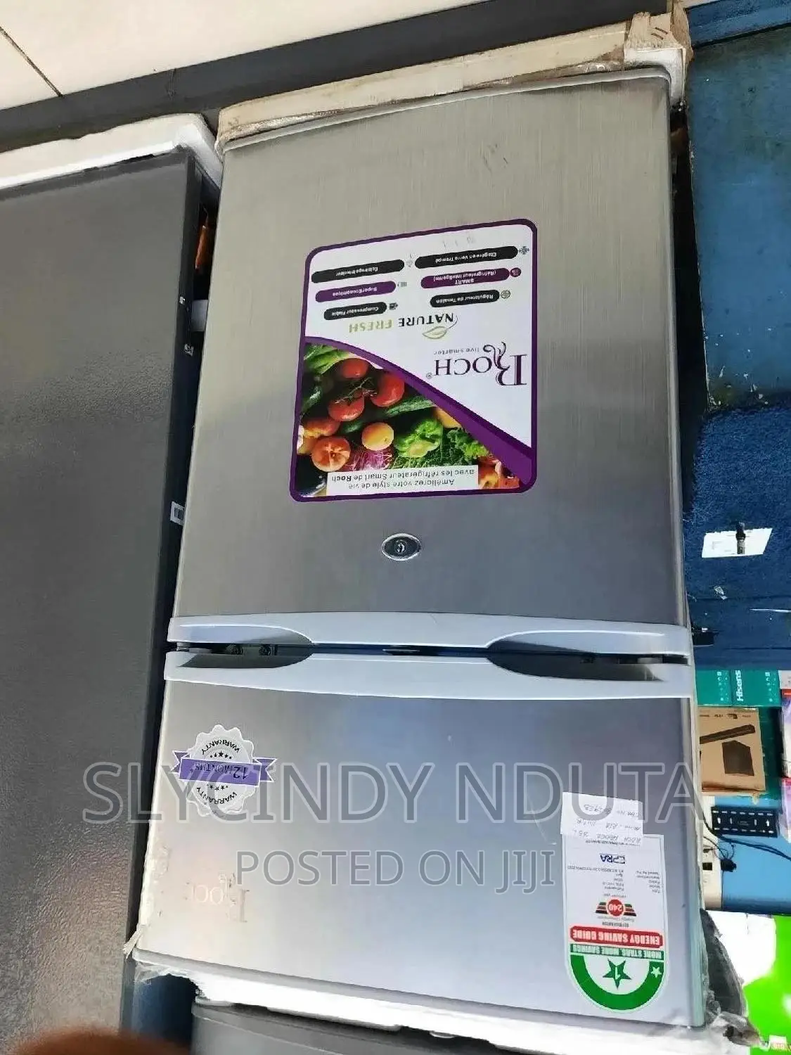 Roch Fridge 2 Double Door Refrigerator