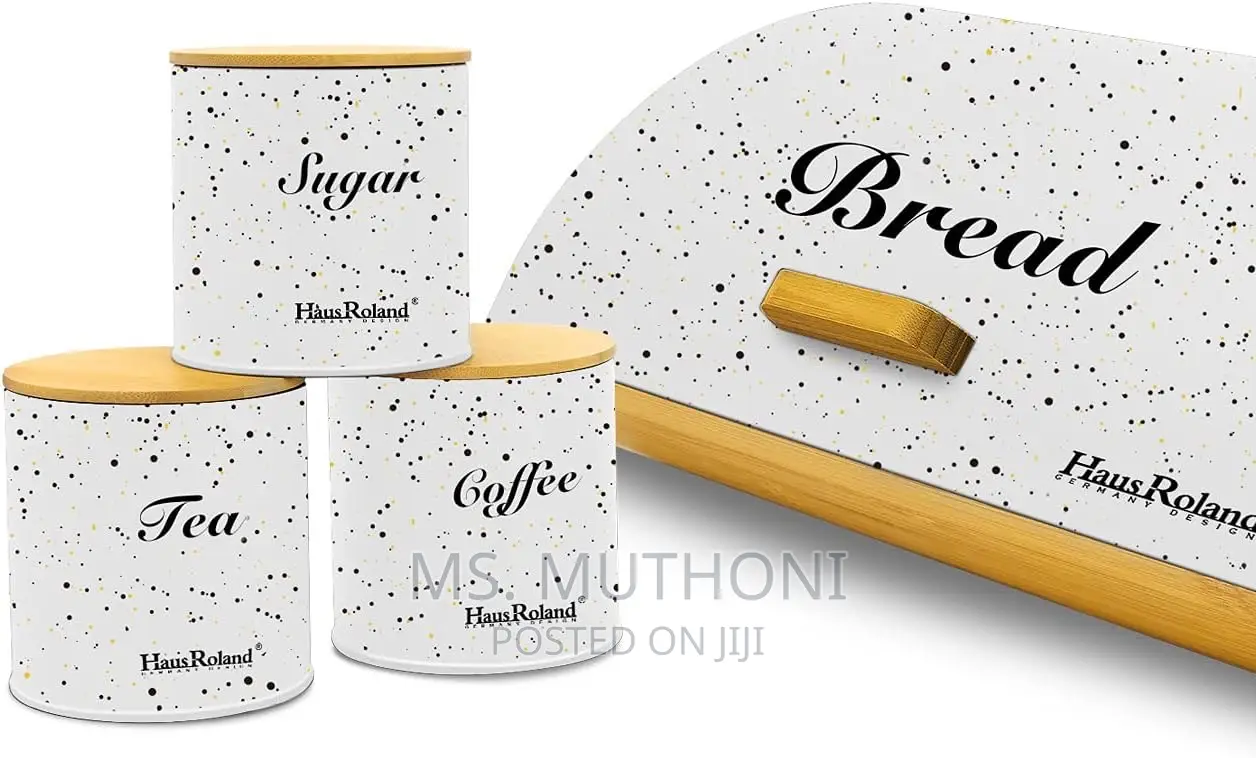 Haus Roland Bamboo 4in1 Bread Bin Set