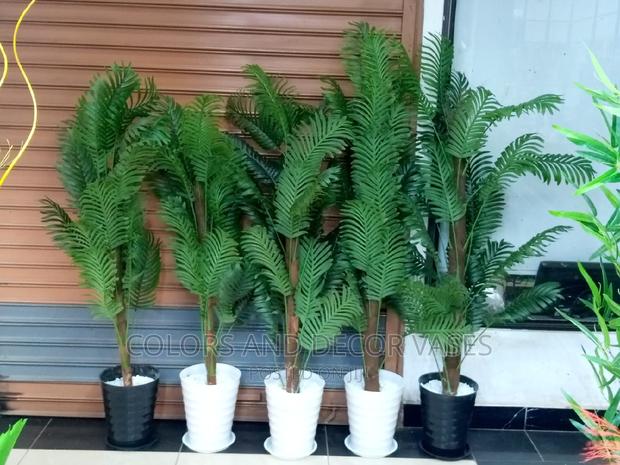 Palm Artificial Trees With Vases - main view