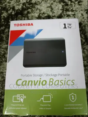 TOSHIBA 1TB Canvio Basics Portable Hard Drive