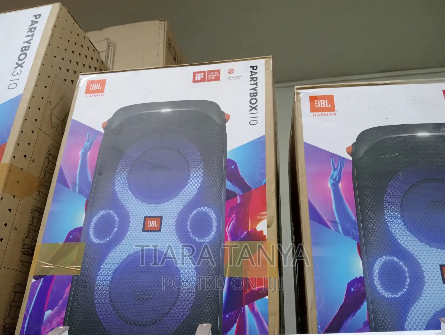 JBL Partybox 110 - Portable Party Speaker - Black