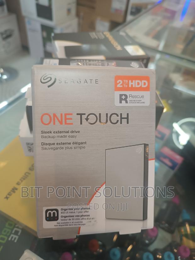 Seagate 2tb Onetouch Harddrive \\ 2tb Onetouch \\ 2tb// 2tb
