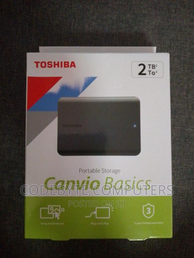 Toshiba Canvio Basic 2TB Portable External HDD - main view
