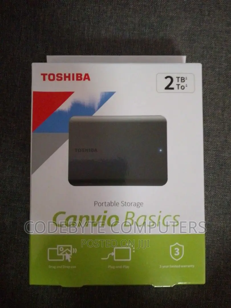 Toshiba Canvio Basic 2TB Portable External HDD