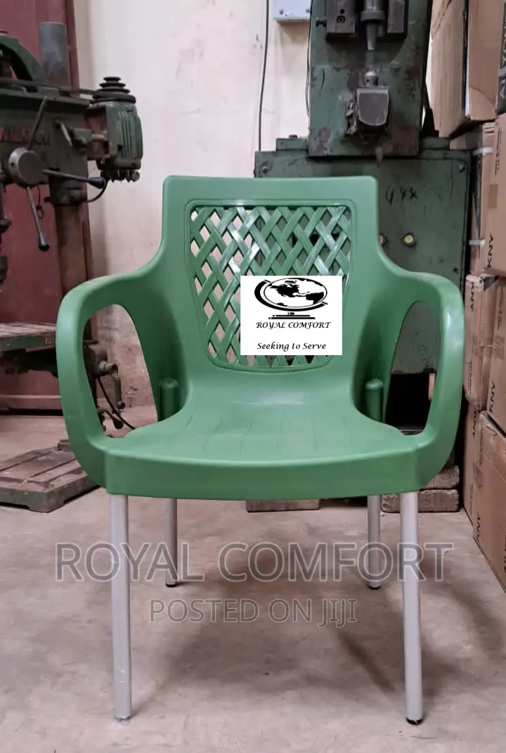 Jungle Green Plastic Chairs With Metal Tubing Legs in Nairobi Central