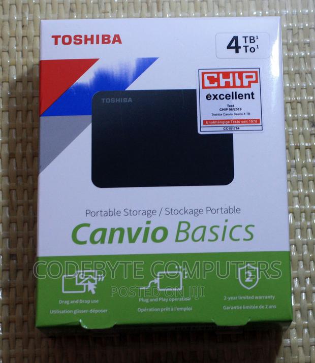 Toshiba Canvio External HDD - 4tb - main view