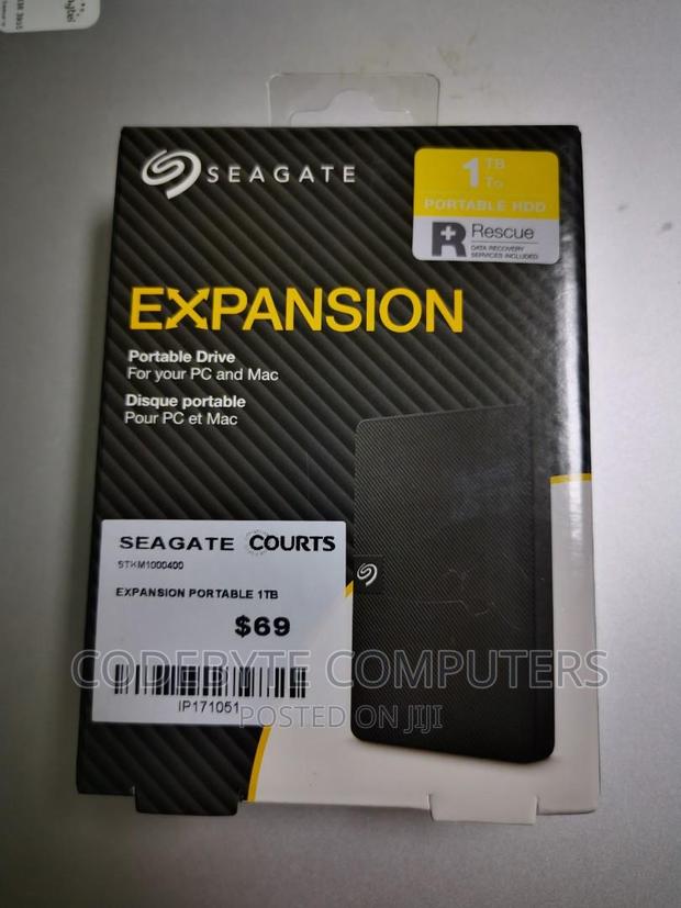 1TB Seagate Expansion Portable Drive for PC and Mac - main view