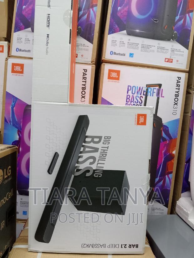 JBL Bar 2.1 Deep Bass With Wireless Subwoofer - Black