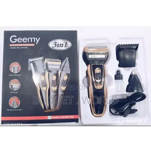 Quality 3 in 1 Geemy Hair Shaving Machine