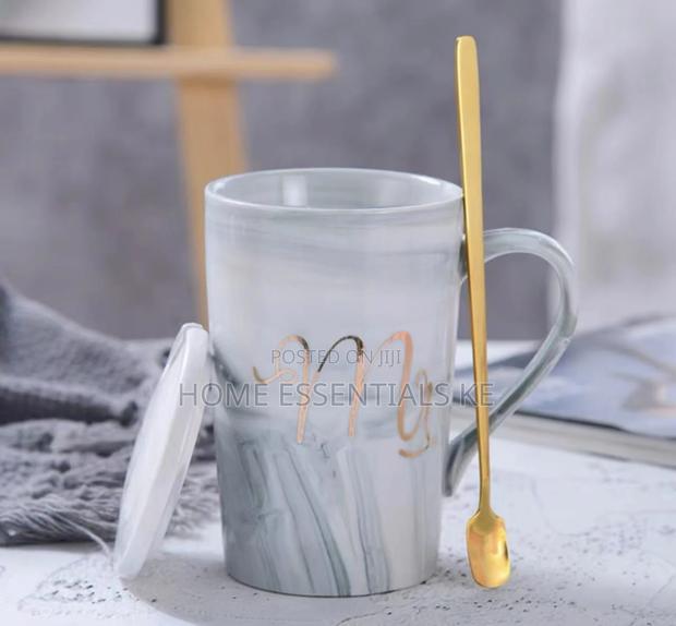 2pc Elegant Style Mr Mrs Ceramic Gift Cup- Family Gifts* - thumbnail 4