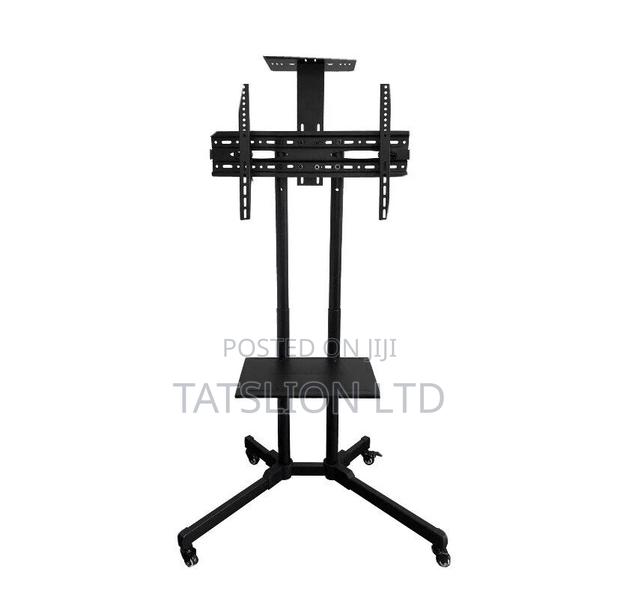 Rolling Mobile TV Stand - W/ Mount/Wheels - 32"- 10" Televis