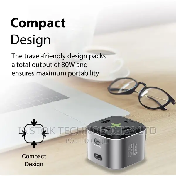Promate Powercube-Pd80 80W Multi-Port Charging Station