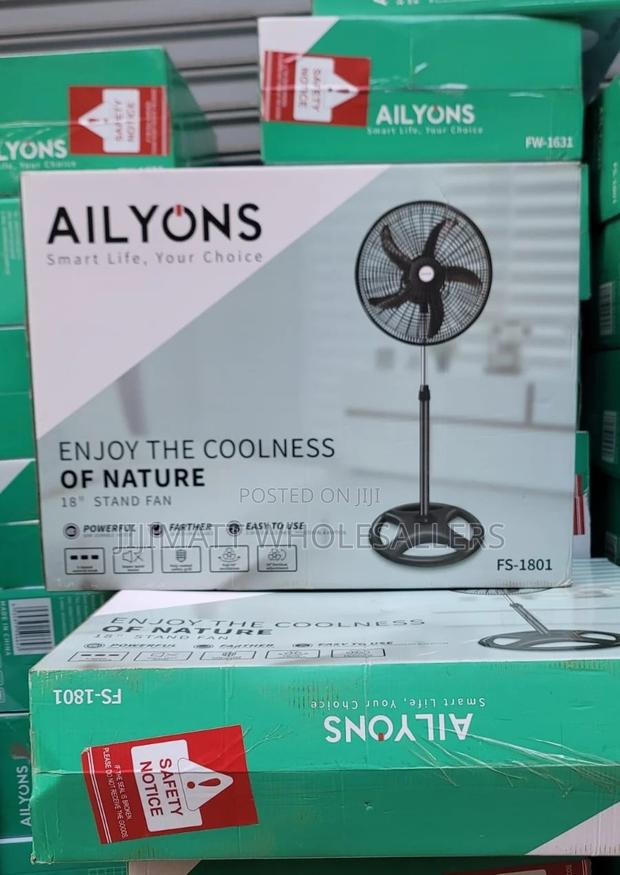 Standing Fan Ailyons 18 Inches Round Base Stand Fan