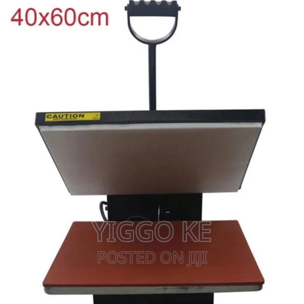 Brand New Flatbed Heat Press Machine A2 Size 40cm by 60cm - thumbnail 2