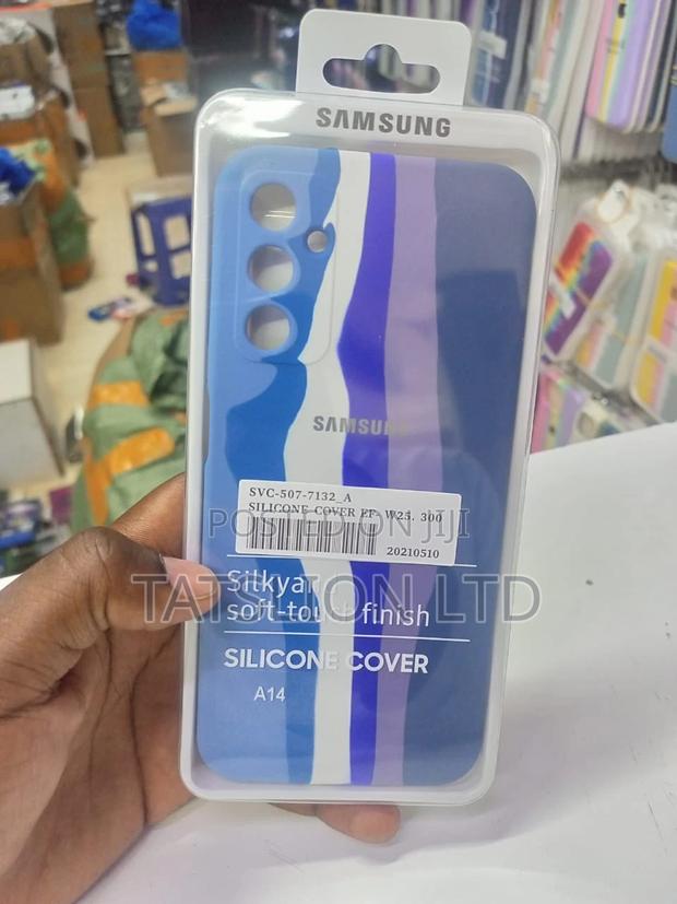 Samsung Galaxy A14 5g/4g Silicone Cases Rainbow - thumbnail 2